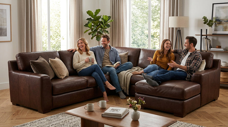 Leather Corner Sofas