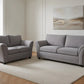 Gray sofa and armchair set in a living room