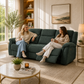 Reclining sofa in a modern living room