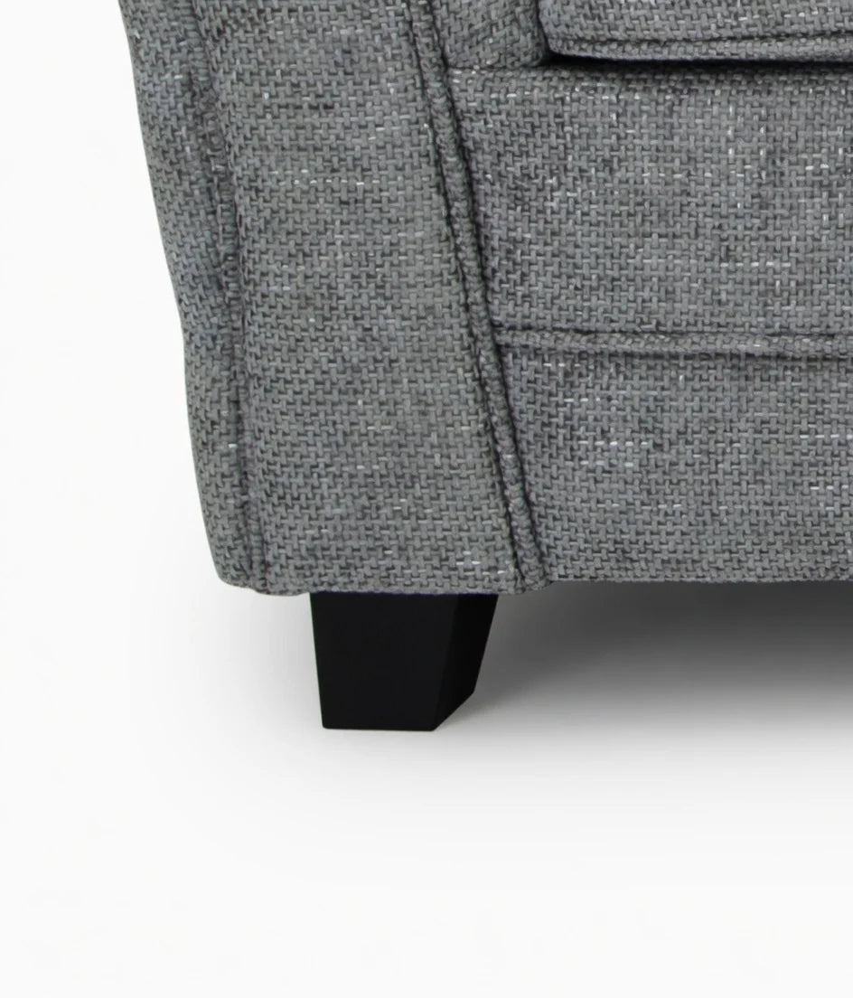 close-up view of the fabric texture