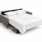 gray upholstered sleeper sofa bed