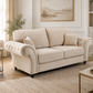 2-seater loveseat sofa with tufted arms